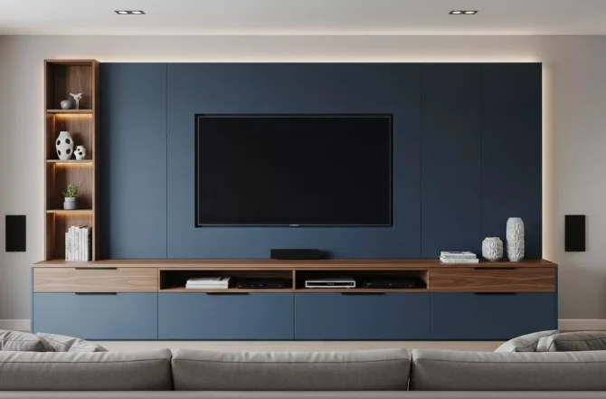 Painel para TV com Rack Integrado